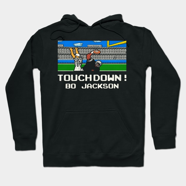 TOUCHDOWN BO! Hoodie by darklordpug